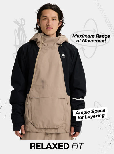 BURTON M RESERVE RELAXED ANORAK W27