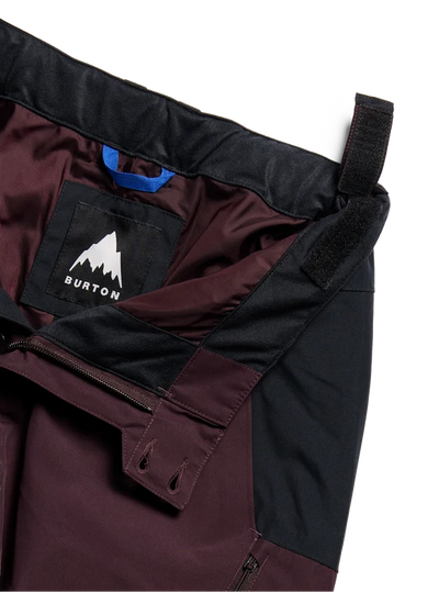 BURTON W'S RESERVE RELAX PANT W27 BEARHUG BLACK