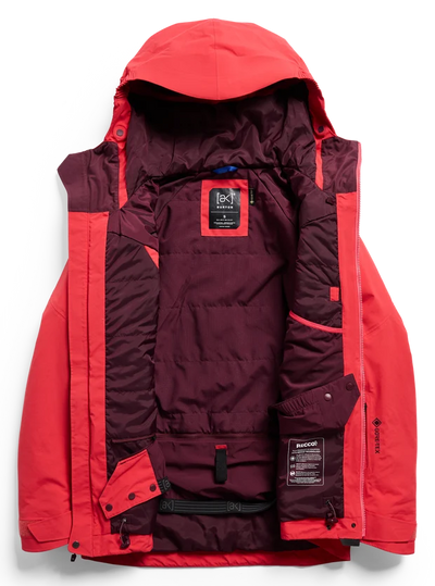BURTON WOMEN'S AK GORE SWASH INS JACKET W27 HOT TAMALE