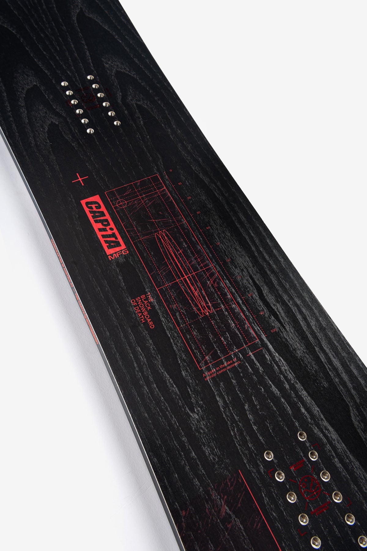 CAPITA BLACK SNOWBOARD OF DEATH W25