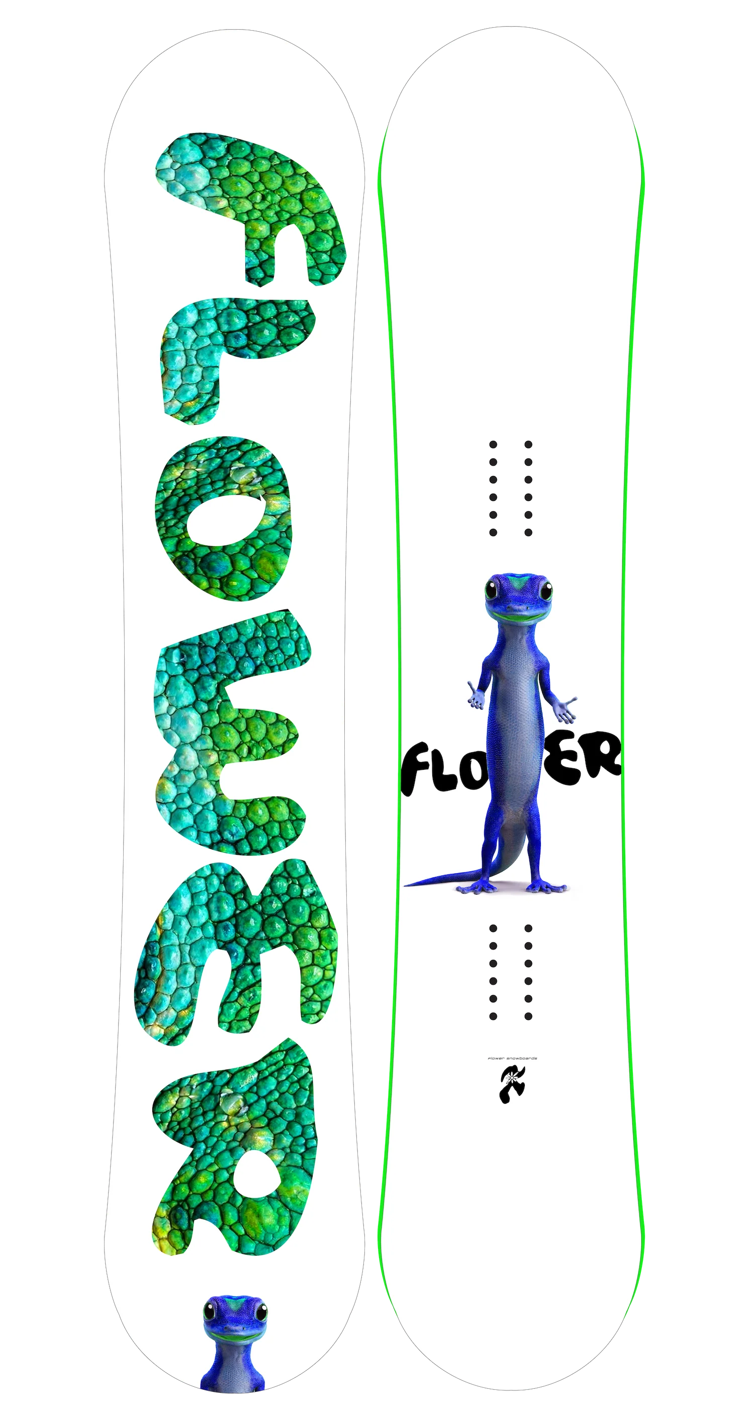 FLOWER LIMITED EDITION GECKO SNOWBOARD W27