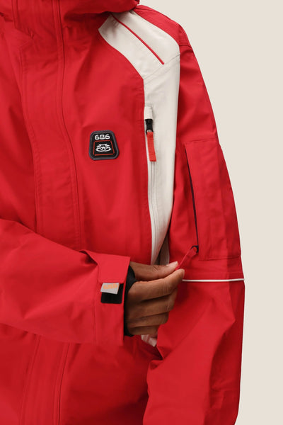 686 2002 X3 JACKET TRUE RED