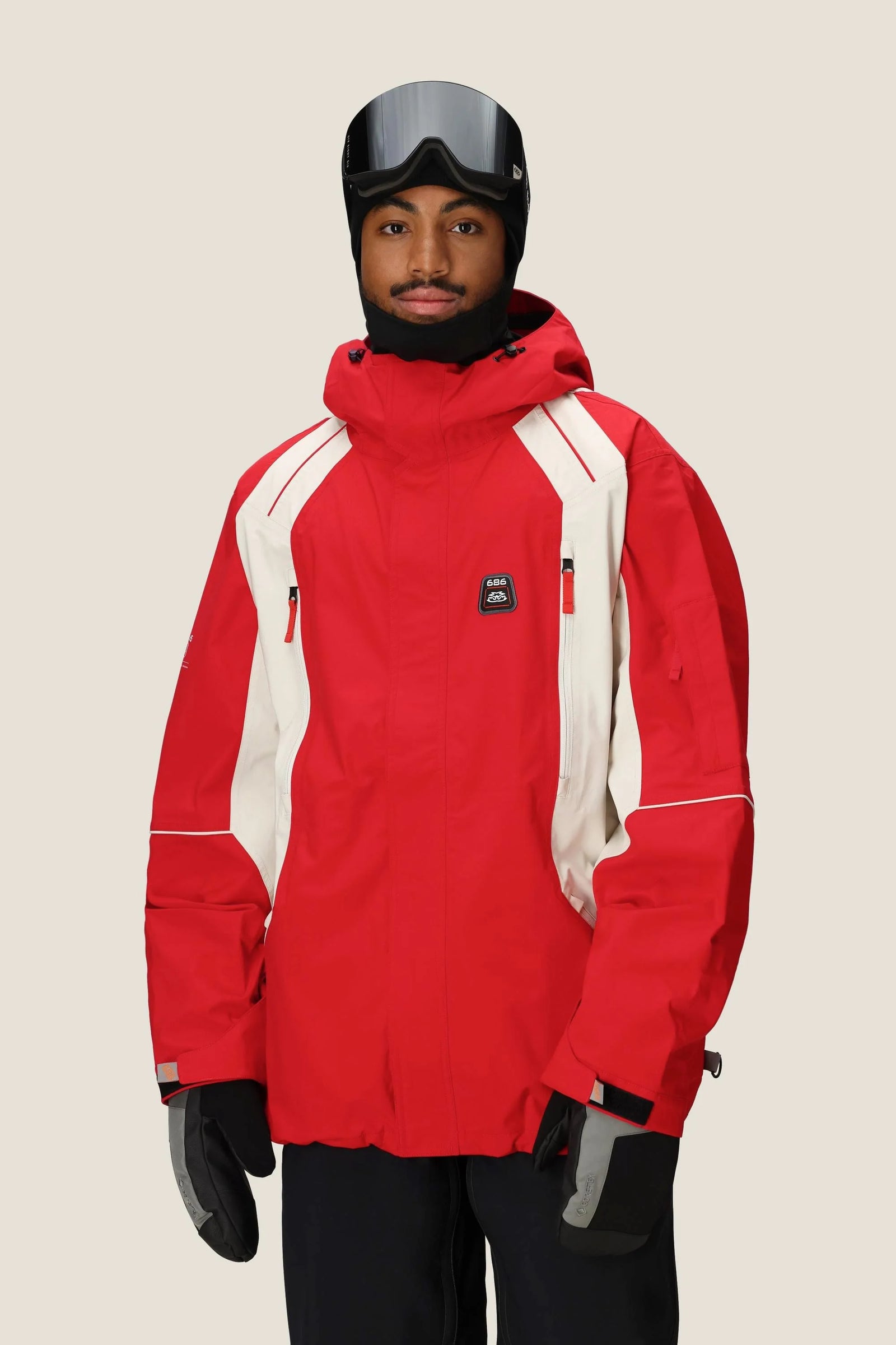 686 2002 X3 JACKET TRUE RED