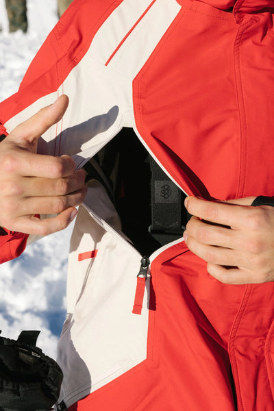 686 2002 X3 JACKET TRUE RED