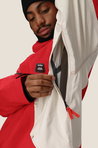 686 2002 X3 JACKET TRUE RED