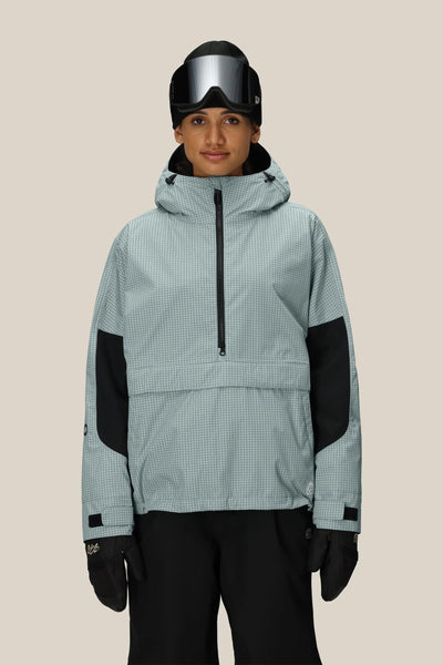 686 WMNS OUTLINE SHELL ANORAK DUSTY MARINE